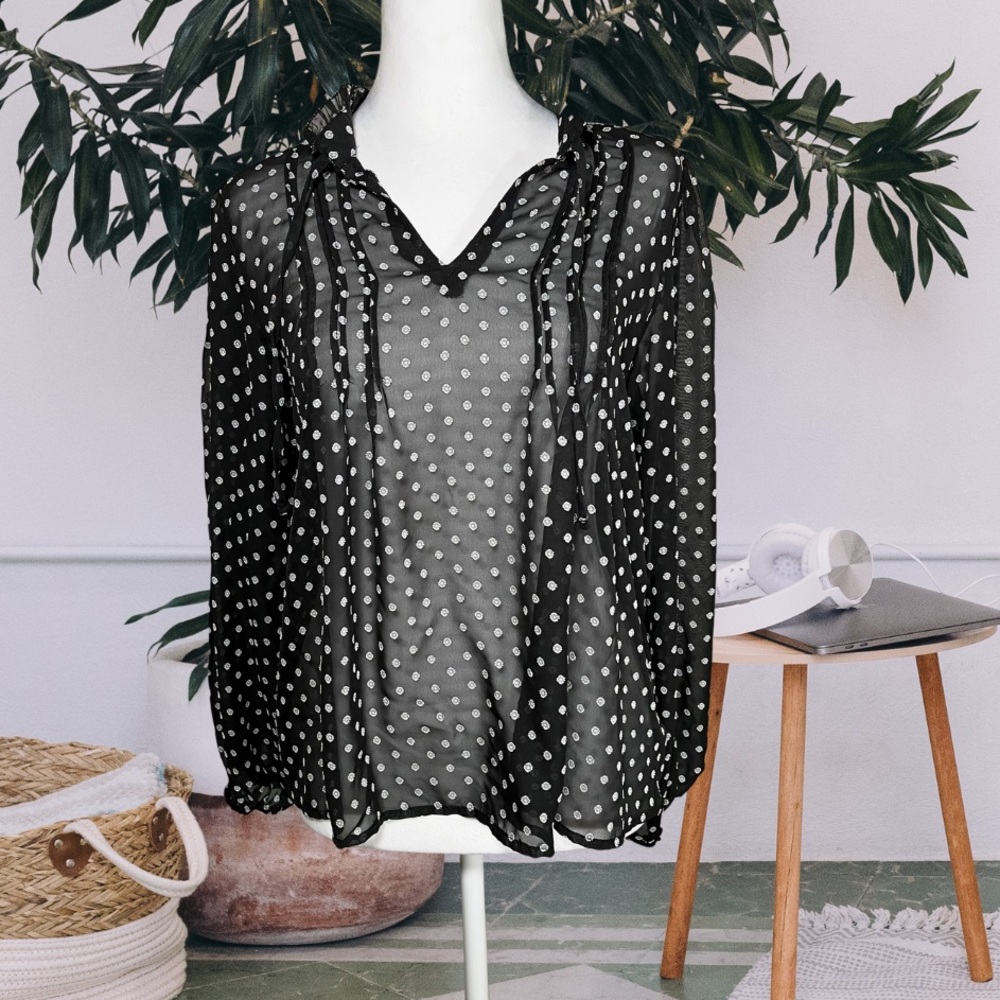 Sam Edelman Sheer Blouse